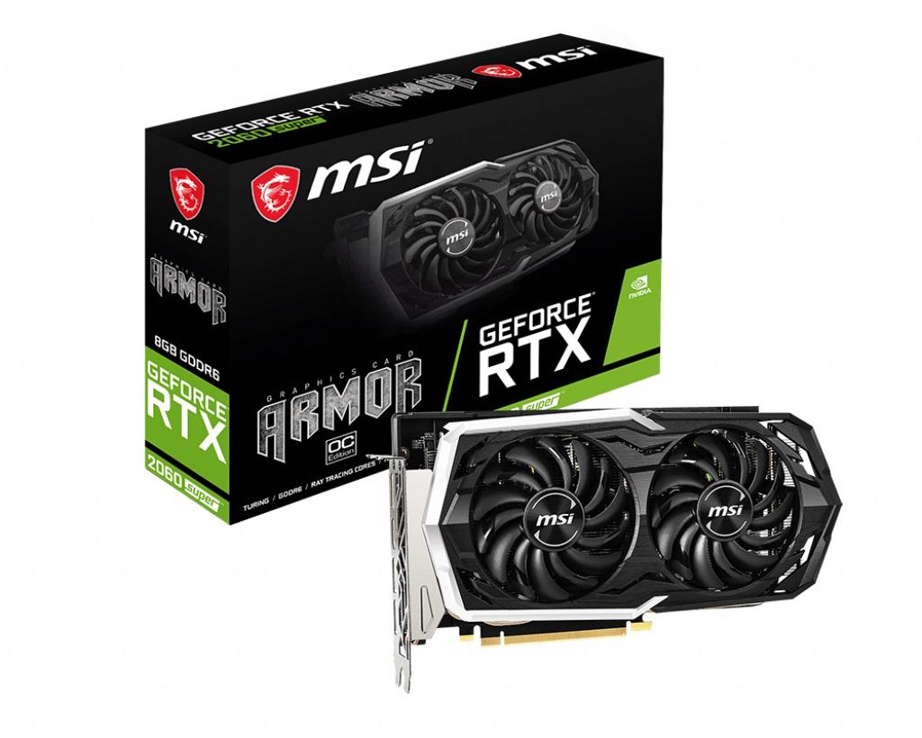 MSI GeForce RTX 2060 SUPER ARMOR OC 8GB GDDR6 256bit