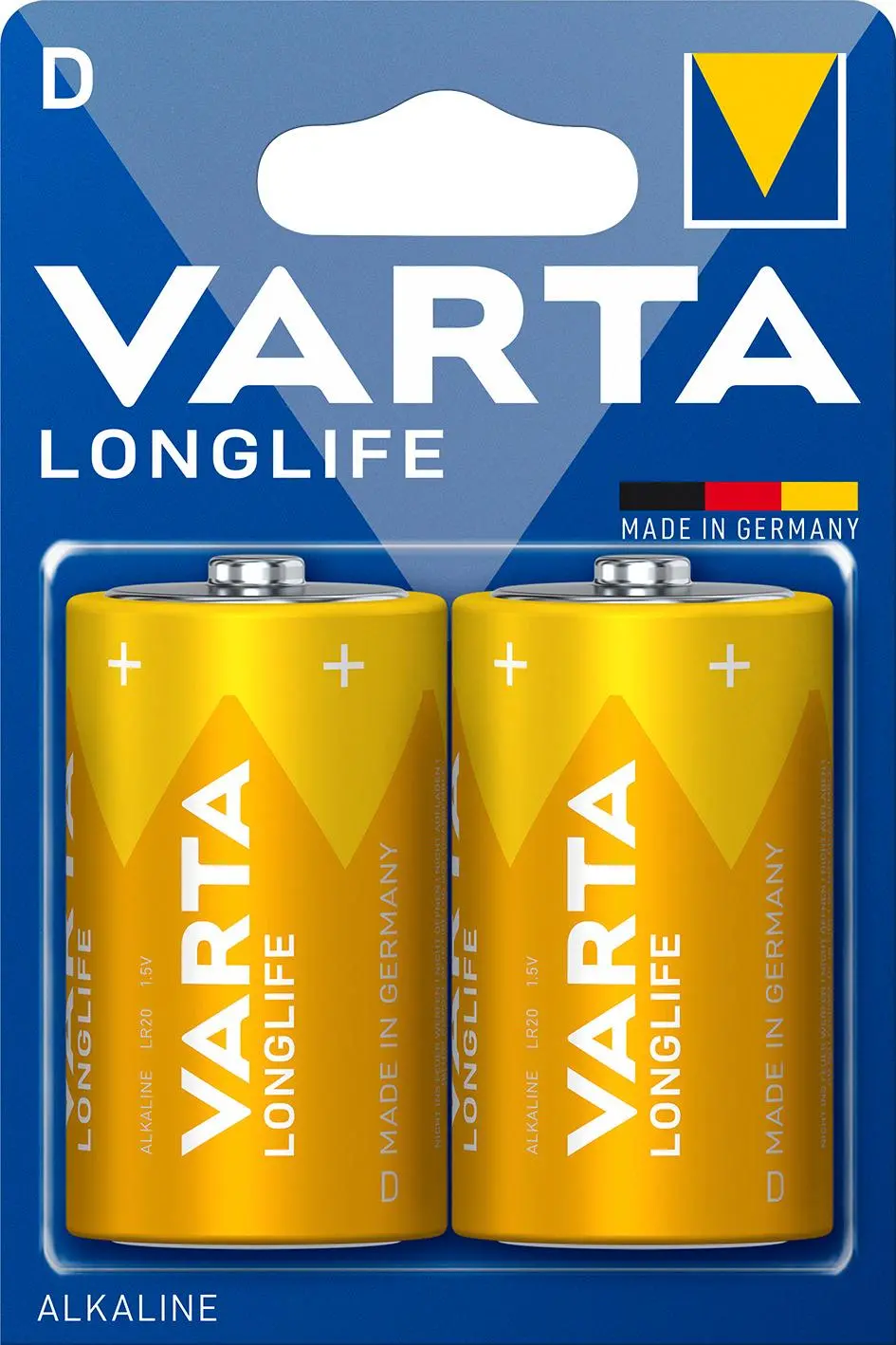 Baterie VARTA LR20 Longlife 2szt.