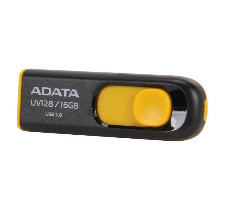 PenDrive Adata UV128 16GB USB 3.0 (czarno-żółty)