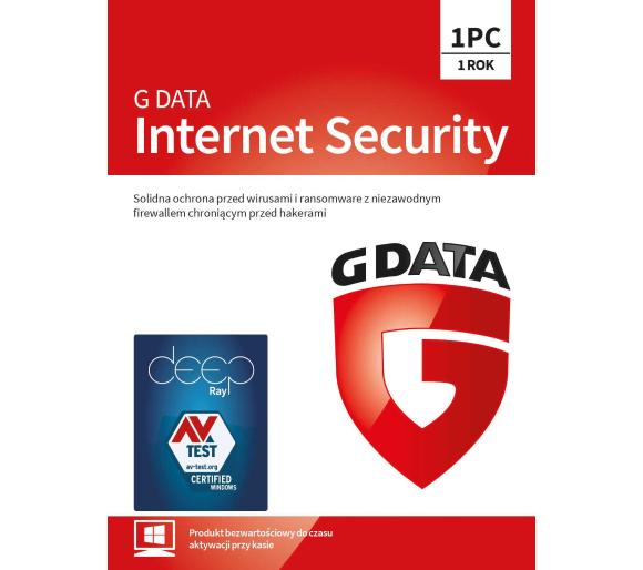 oprogramowanie G Data Internet Security 1 PC/1 rok (Kod)