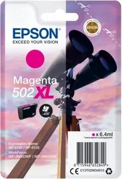 Tusz Epson 502 XL C13T02W34010 Purpurowy 6,4 ml