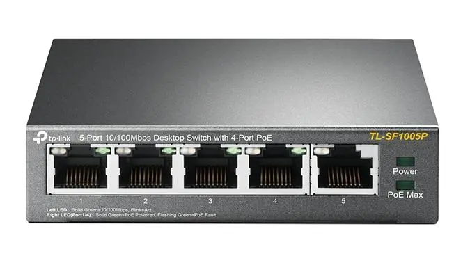 Switch TP-LINK TL-SF1005P Czarny