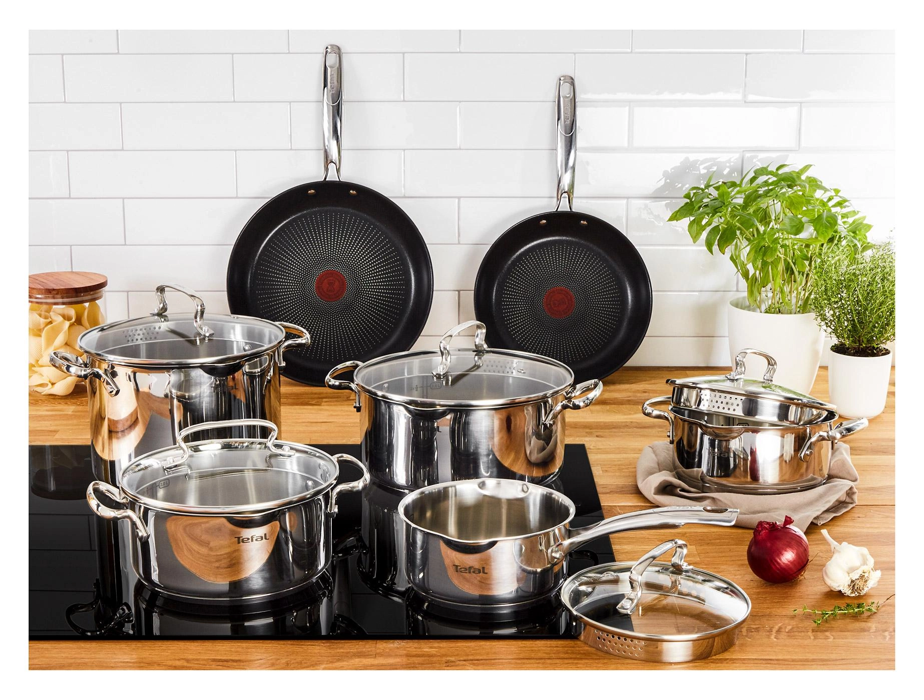 Rondel Tefal Duetto+ G7192255 Indukcja Stal nierdzewna 1,5l