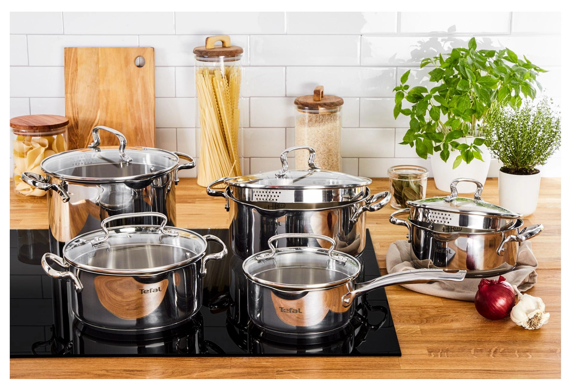 Rondel Tefal Duetto+ G7192255 Indukcja Stal nierdzewna 1,5l