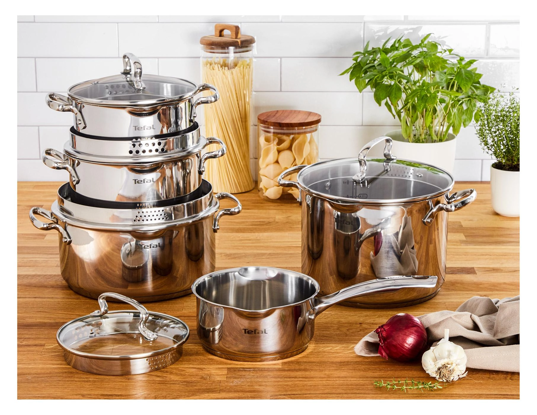Rondel Tefal Duetto+ G7192255 Indukcja Stal nierdzewna 1,5l