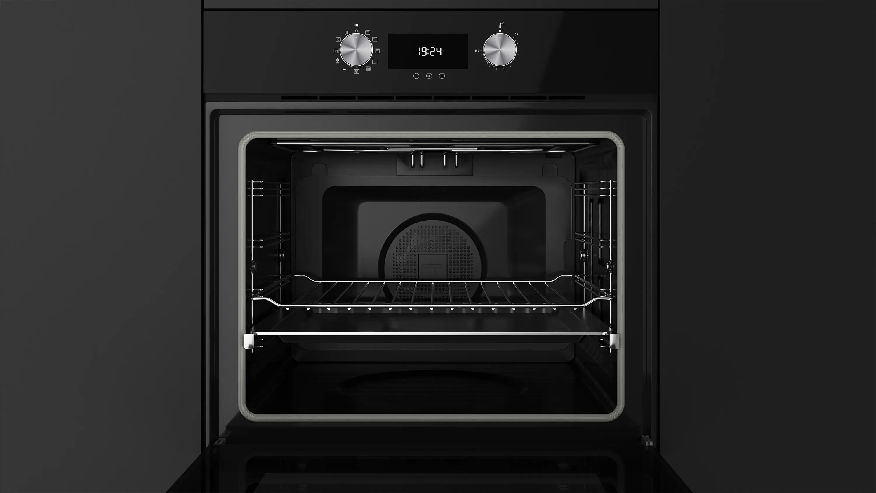 Piekarnik elektryczny Teka Maestro HLB 8400 P BK Termoobieg Czarne szkło