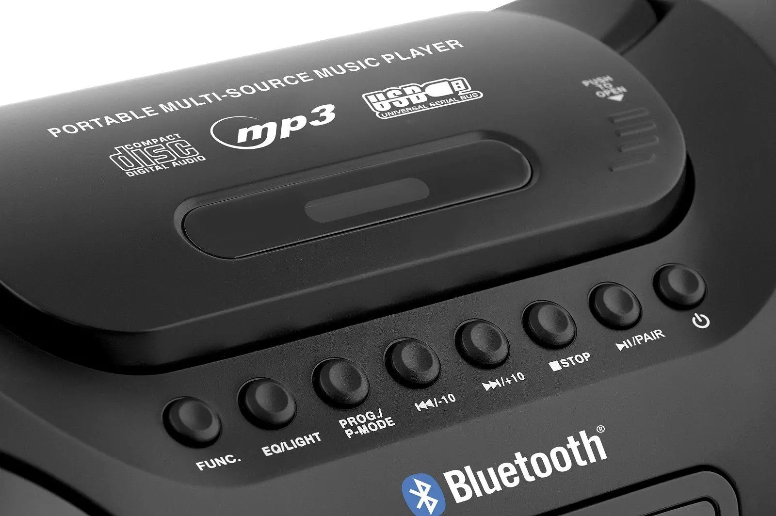 Radioodtwarzacz GoGEN CDM425SUBT Bluetooth Czarno-srebrny