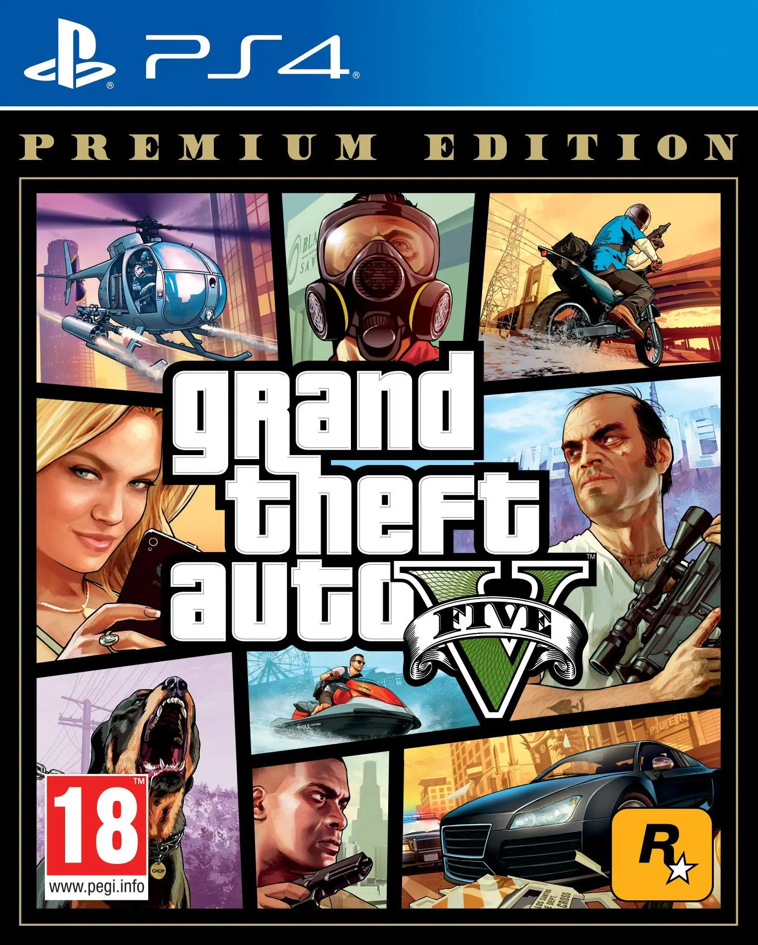 Grand Theft Auto V Edycja Premium Gra na PS4 (Kompatybilna z PS5)