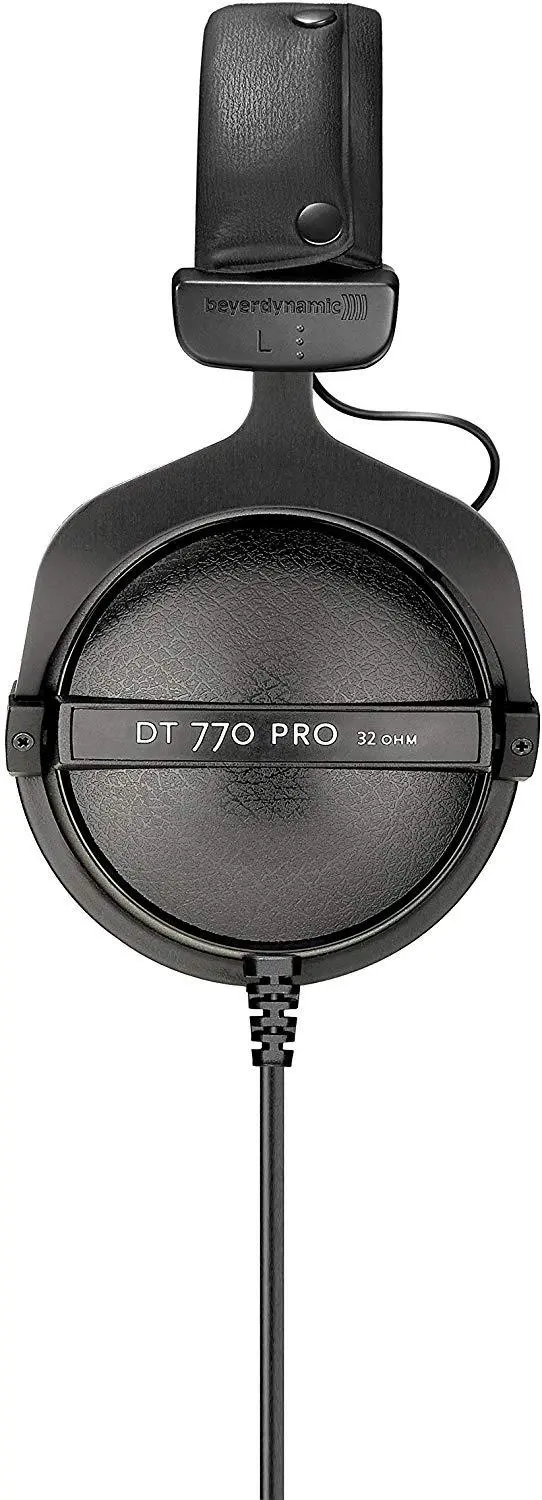 Słuchawki przewodowe Beyerdynamic DT 770 PRO 32 Ohm Nauszne Czarny
