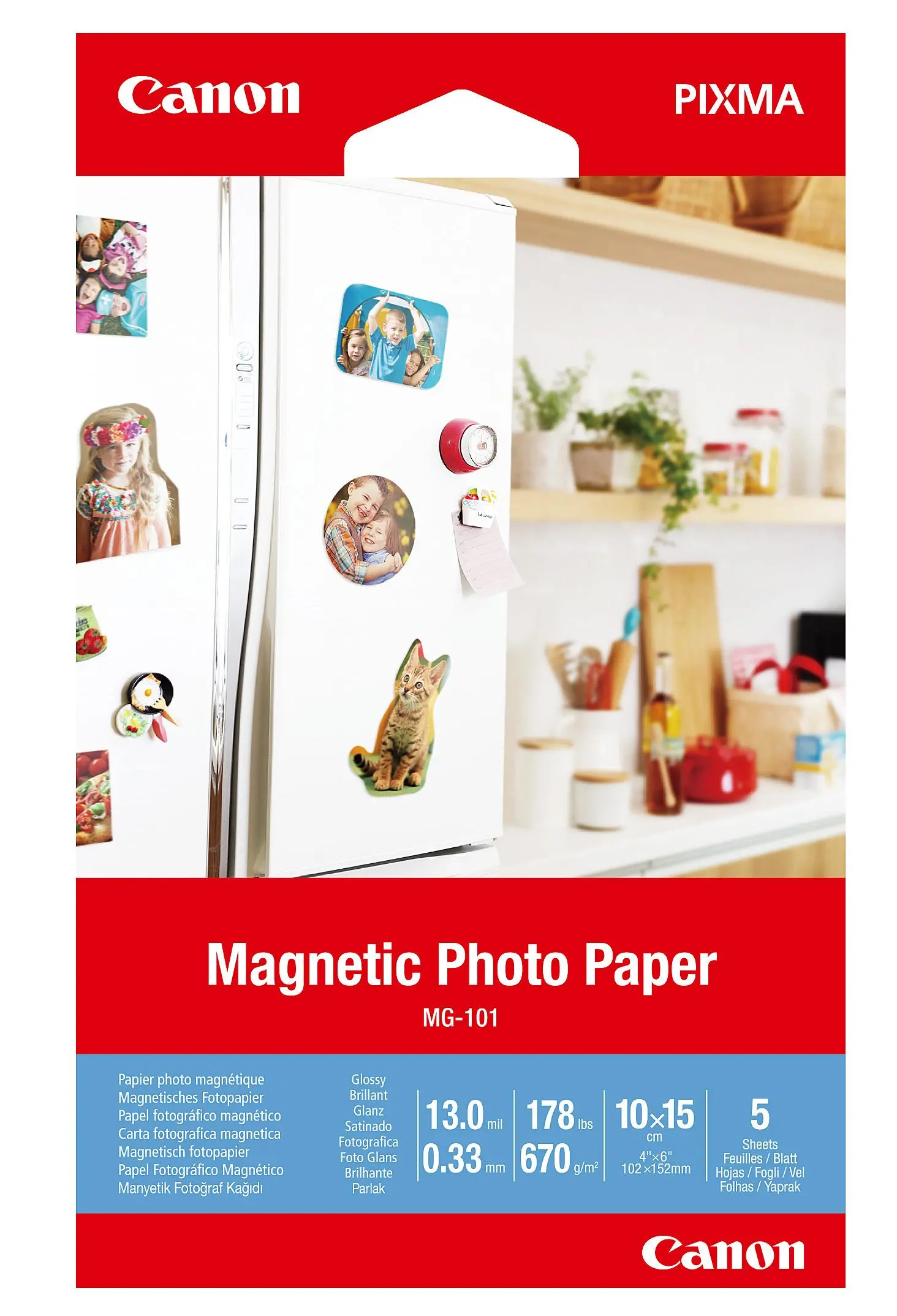 Papier Canon MG-101 4x6" 5 arkuszy