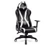 Fotel Diablo Chairs X-Horn 2.0 King Size Gamingowy do 180kg Skóra ECO Czarno-biały