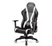 Fotel Diablo Chairs X-Horn 2.0 King Size Gamingowy do 180kg Skóra ECO Czarno-biały