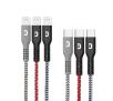 Kabel Zendure pleciony nylonowy USB-C 1m (czerwony)