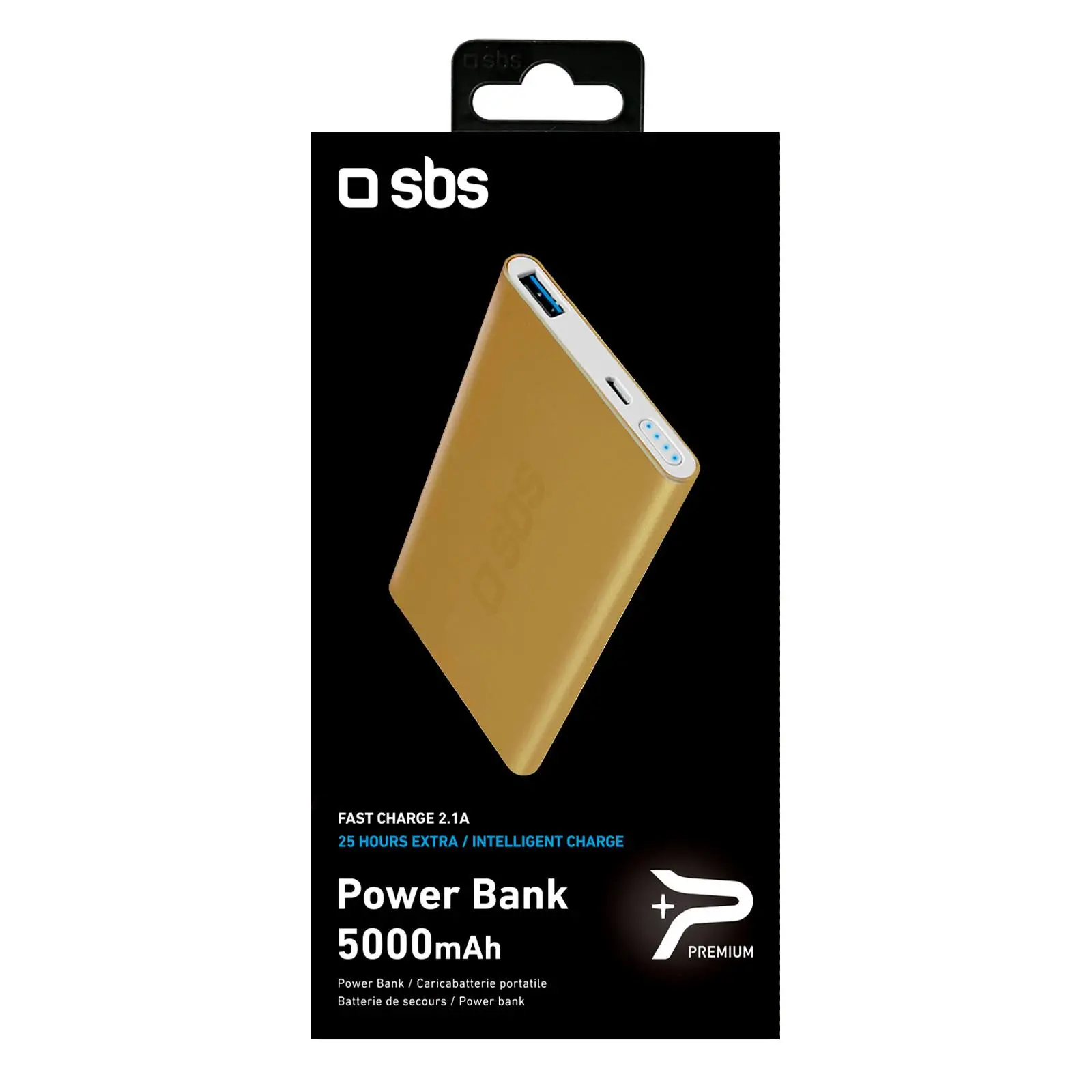 Powerbank SBS TTBB5000ALS 5000mAh Srebrny