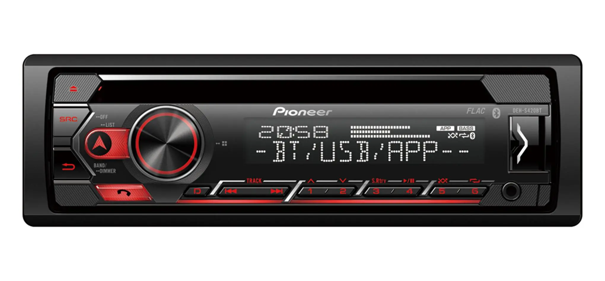Radioodtwarzacz samochodowy Pioneer DEH-S420BT z CD/USB 4x50W Bluetooth
