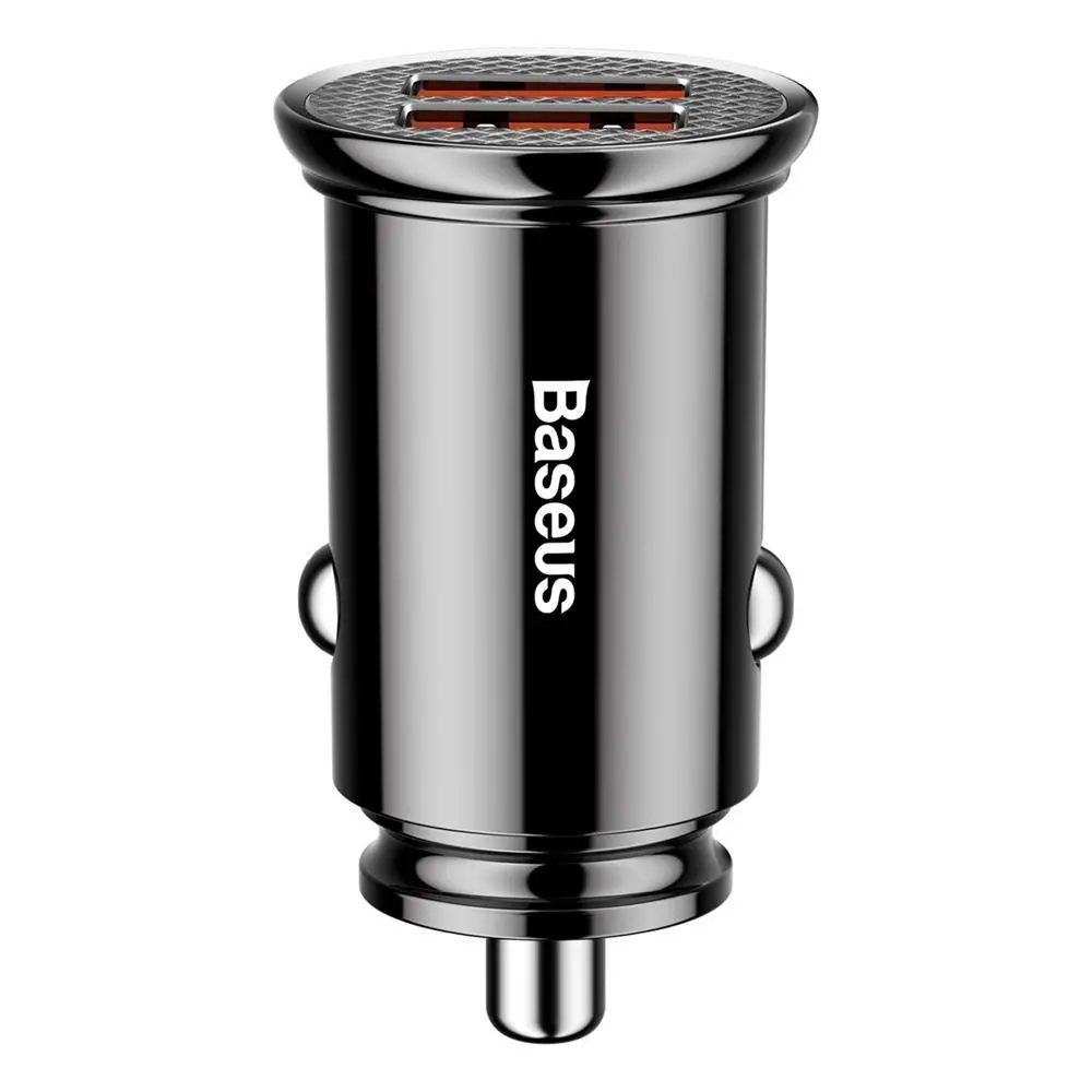 Ładowarka samochodowa Baseus Dual QC3,0 30W Czarny