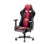 Fotel Diablo Chairs X-Player 2.0 Normal Size Gamingowy do 160kg Skóra ECO Tkanina Karmazynowo-antracytowy