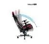 Fotel Diablo Chairs X-Player 2.0 Normal Size Gamingowy do 150kg Skóra ECO Tkanina Karmazynowo-antracytowy