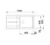 Zlewozmywak Blanco METRA XL 6 S 515136 Granitowy Biały