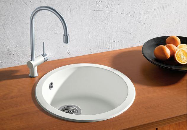 Zlewozmywak Blanco RONDO 511621 - biały - granitowy - wpuszczany w blat