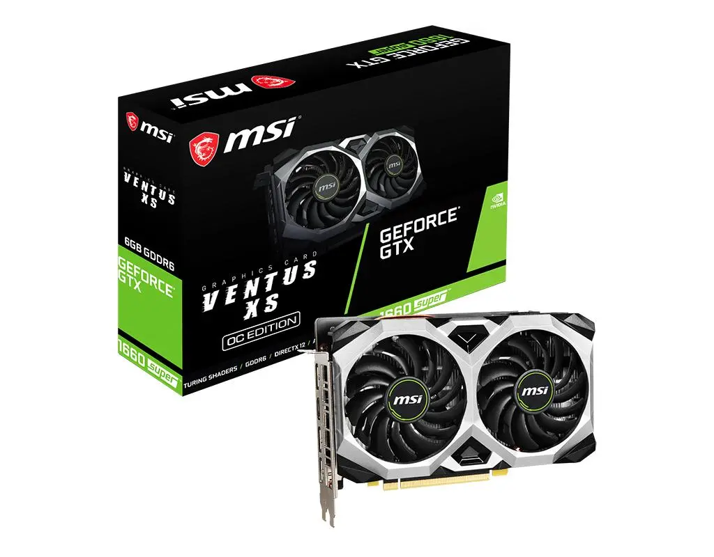 Karta graficzna MSI GeForce GTX 1660 SUPER VENTUS XS OC 6GB GDDR6 192bit