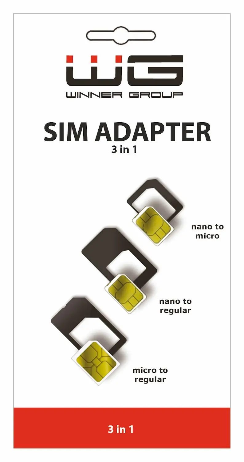 Adapter Winner WG zestaw SIM 3w1 + szpilka 4057717