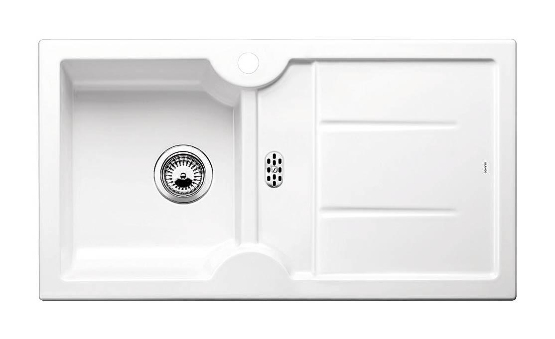 Zlewozmywak Blanco IDESSA 5 S 516170 komora lewa (biały połysk)