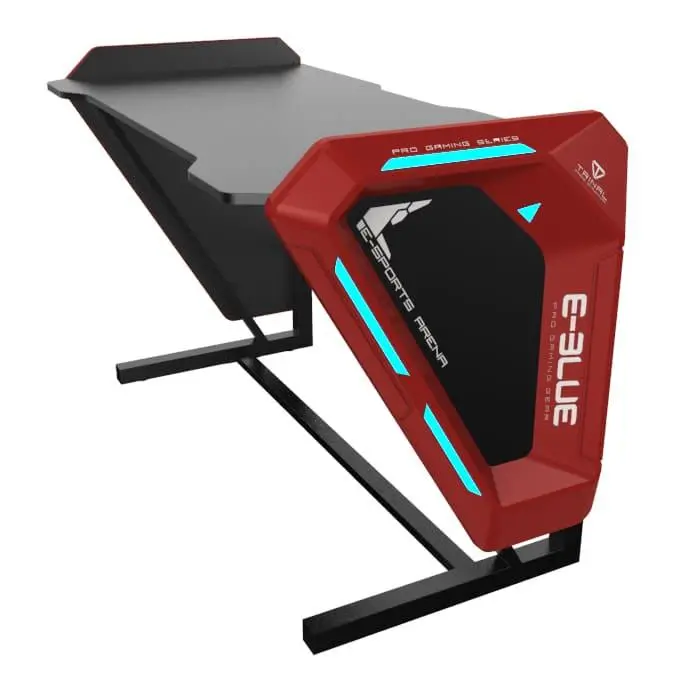 Biurko E-BLUE EGT002BK 125cm Czarny