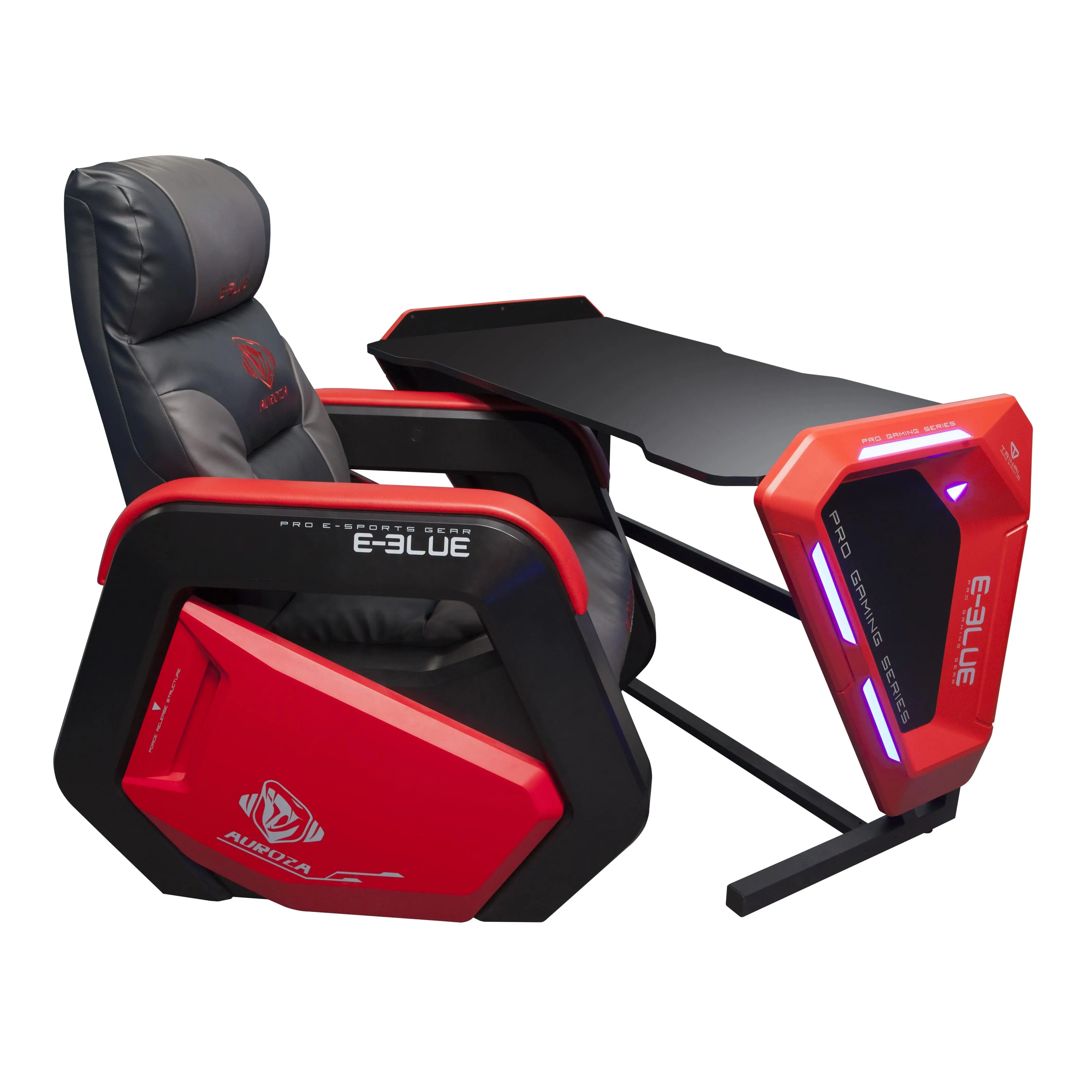 Biurko E-BLUE EGT002BK 125cm Czarny