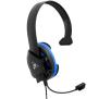 Słuchawki przewodowe z mikrofonem Turtle Beach Recon Chat PS4 - czarno-niebieski