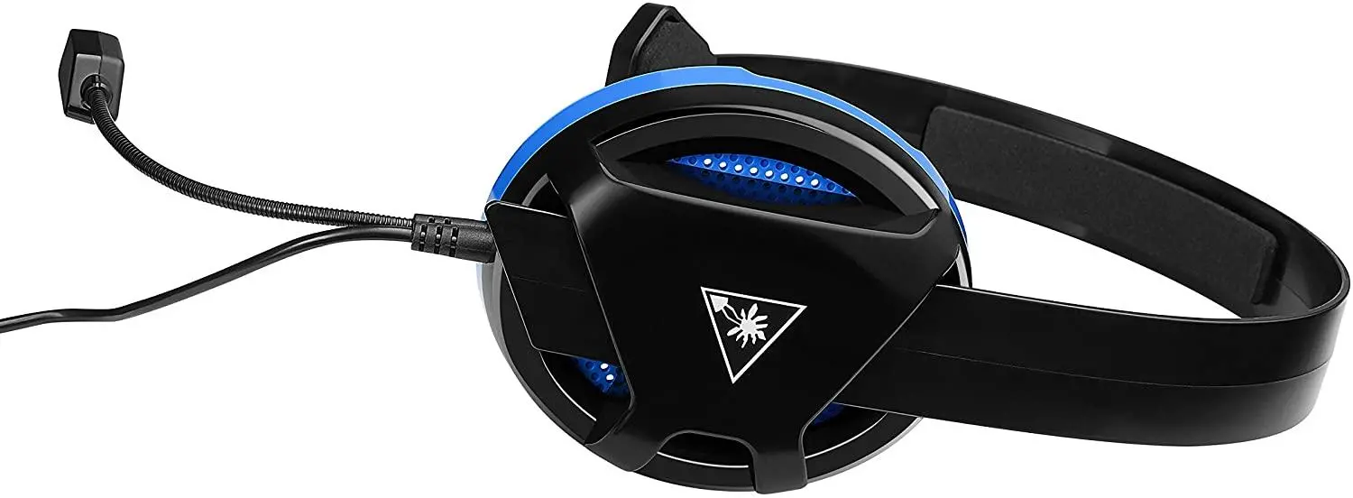 Słuchawki przewodowe z mikrofonem Turtle Beach Recon Chat PS4 Nauszne Czarno-niebieski