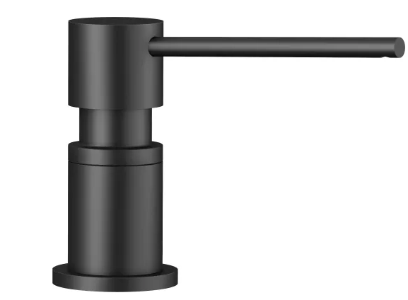 Dozownik do mydła Blanco LATO Czarny matowy