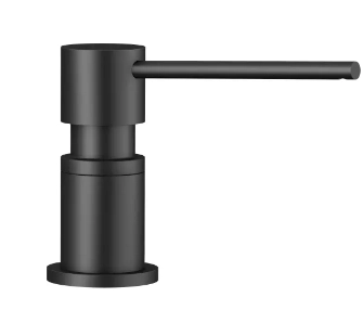 Dozownik do mydła Blanco LATO Czarny matowy