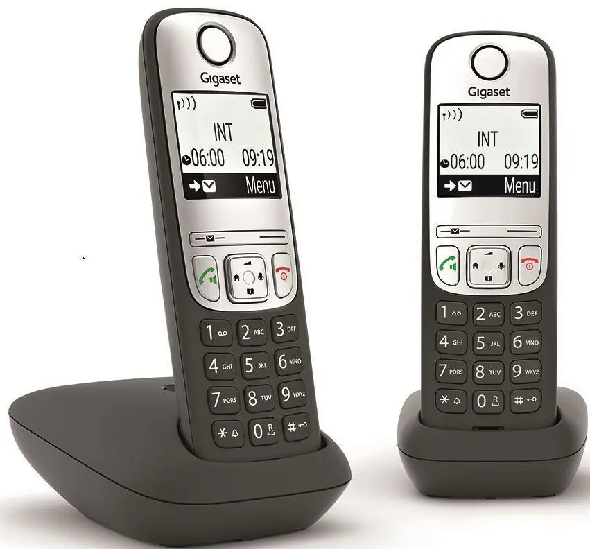 Telefon Gigaset A690 DUO Czarno-srebrny