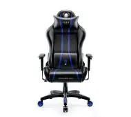 Diablo Chairs X-One 2.0 Normal Size Gamingowy do 136kg Skóra ECO Tkanina Czarno-niebieski