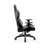 Fotel Diablo Chairs X-One 2.0 Normal Size Gamingowy do 136kg Skóra ECO Tkanina Czarno-niebieski