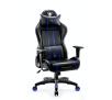 Fotel Diablo Chairs X-One 2.0 Normal Size Gamingowy do 136kg Skóra ECO Tkanina Czarno-niebieski