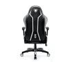 Fotel Diablo Chairs X-One 2.0 Normal Size Gamingowy do 136kg Skóra ECO Tkanina Czarno-biały