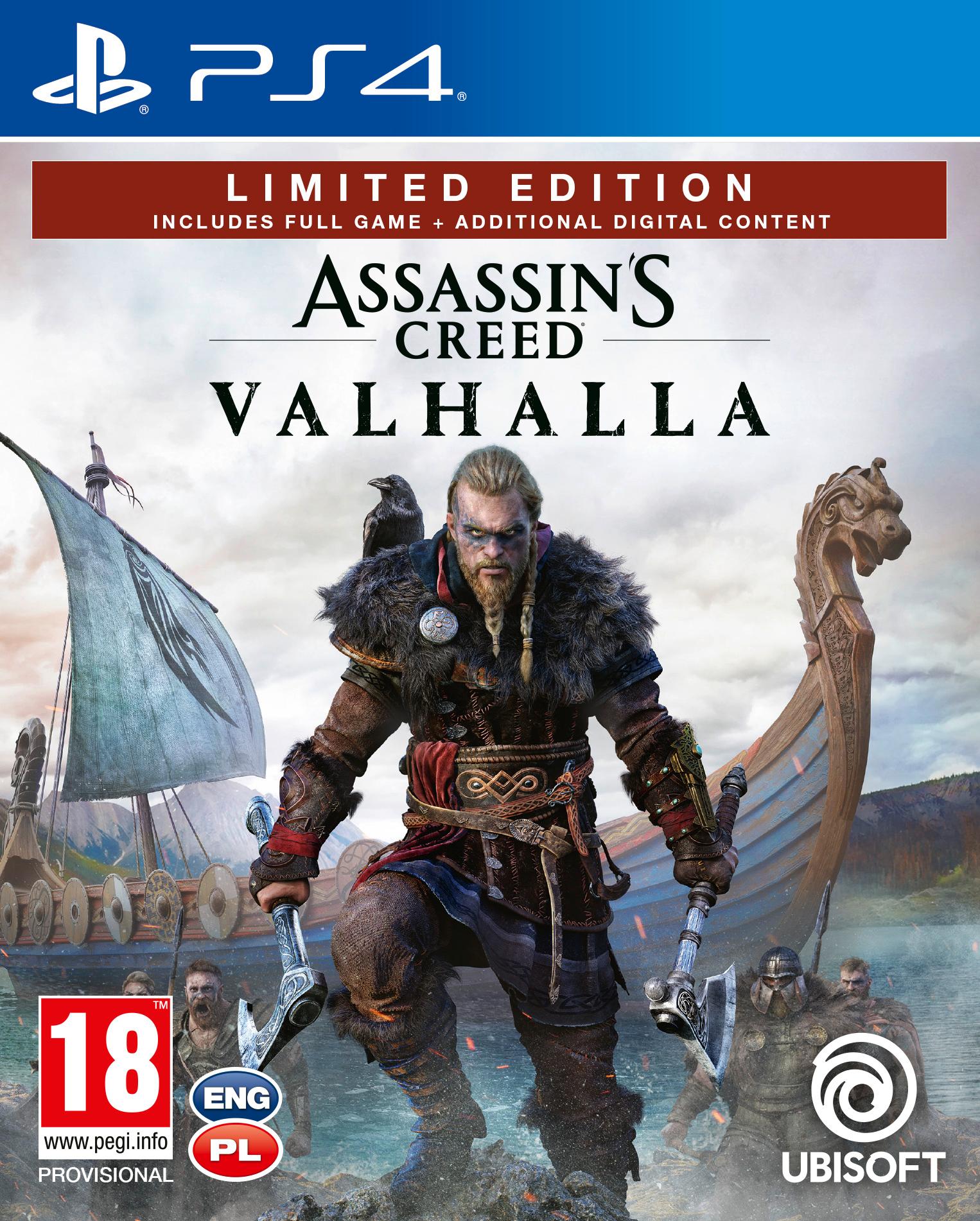 Assassin’s Creed Valhalla Edycja Limitowana - Gra na PS4 (Kompatybilna z PS5)