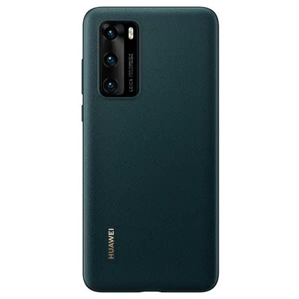 Etui Huawei PU Protective Cover do P40 Zielony