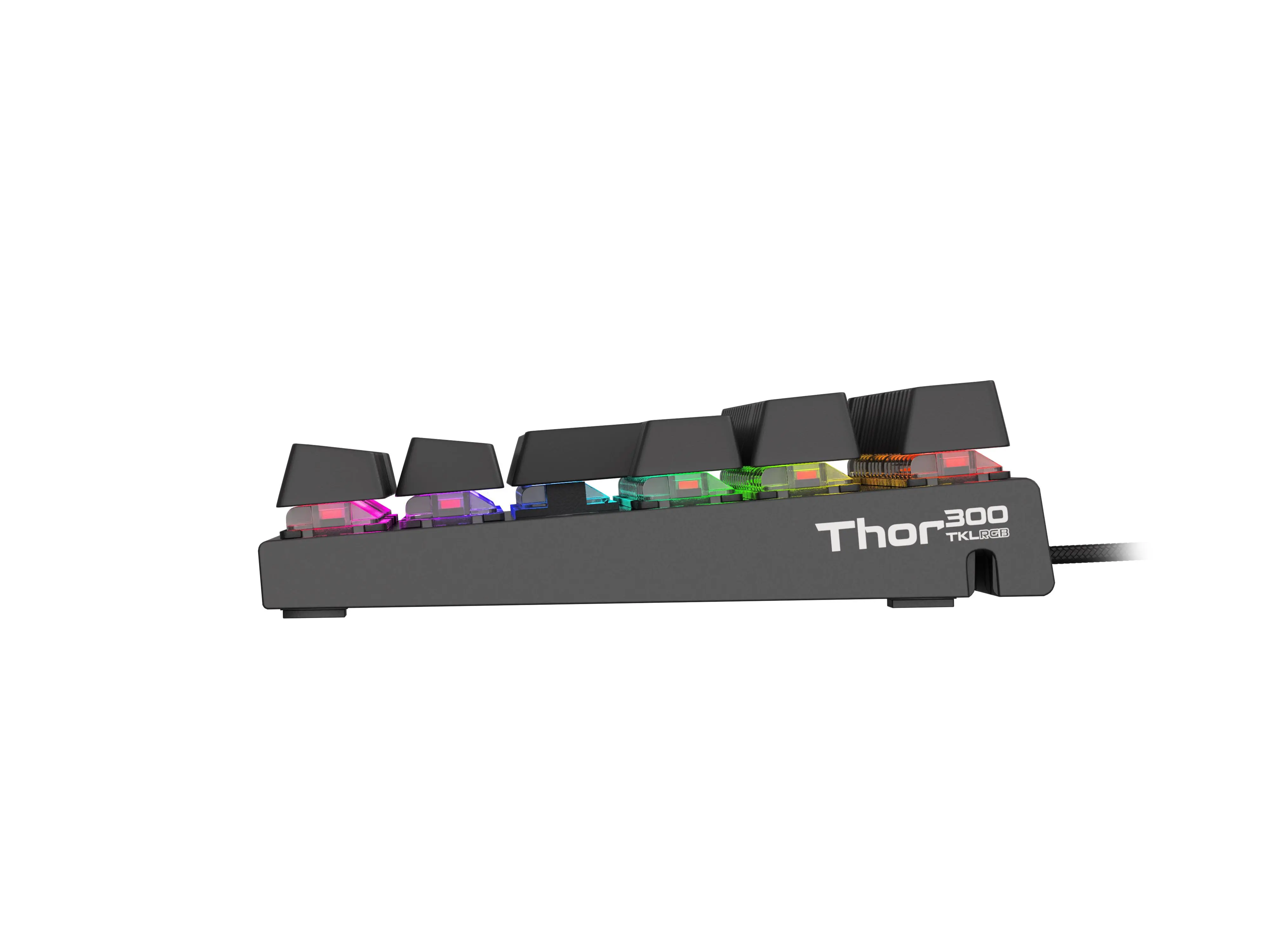 Klawiatura mechaniczna Genesis Thor 300 TKL RGB Outemu Red Czarny
