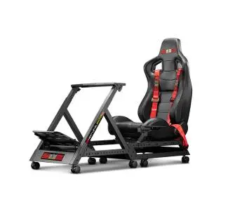 Fotel Next Level Racing NLR-S009 Kokpit GTTRACK Wyścigowy do 150kg Czarno-czerwony