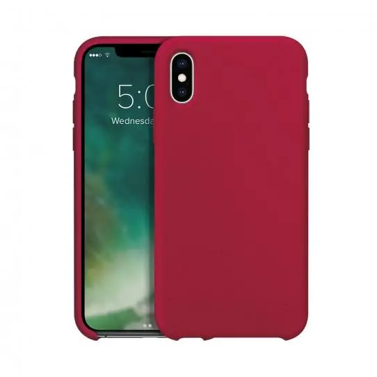 Etui Xqisit Silicone do iPhone X/Xs Czerwony