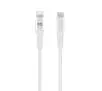 Kabel Xqisit Extra Strong Lightning do USB-C 2m Biały