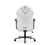 Fotel Diablo Chairs X-Gamer 2.0 Normal Size Gamingowy do 150kg Skóra ECO Tkanina Snow white