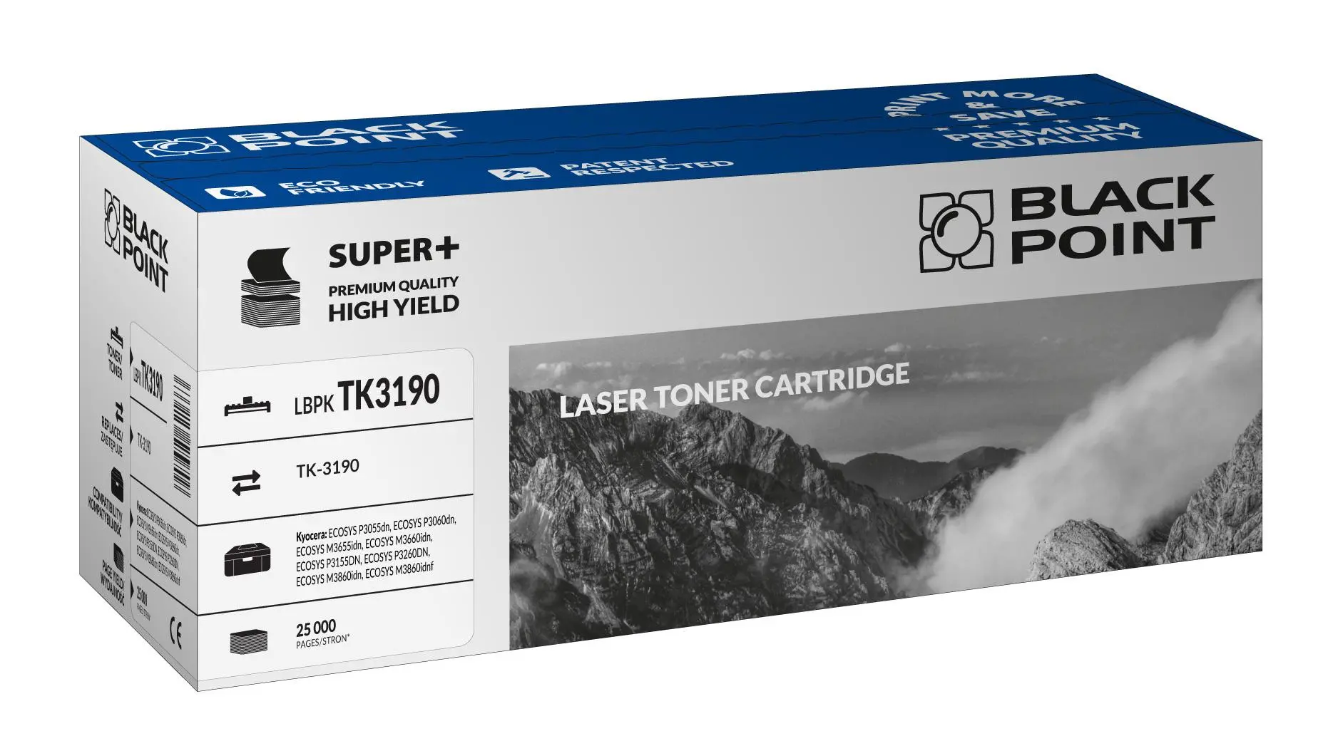 Toner Black Point LBPKTK3190 (zamiennik TK-3190) Czarny