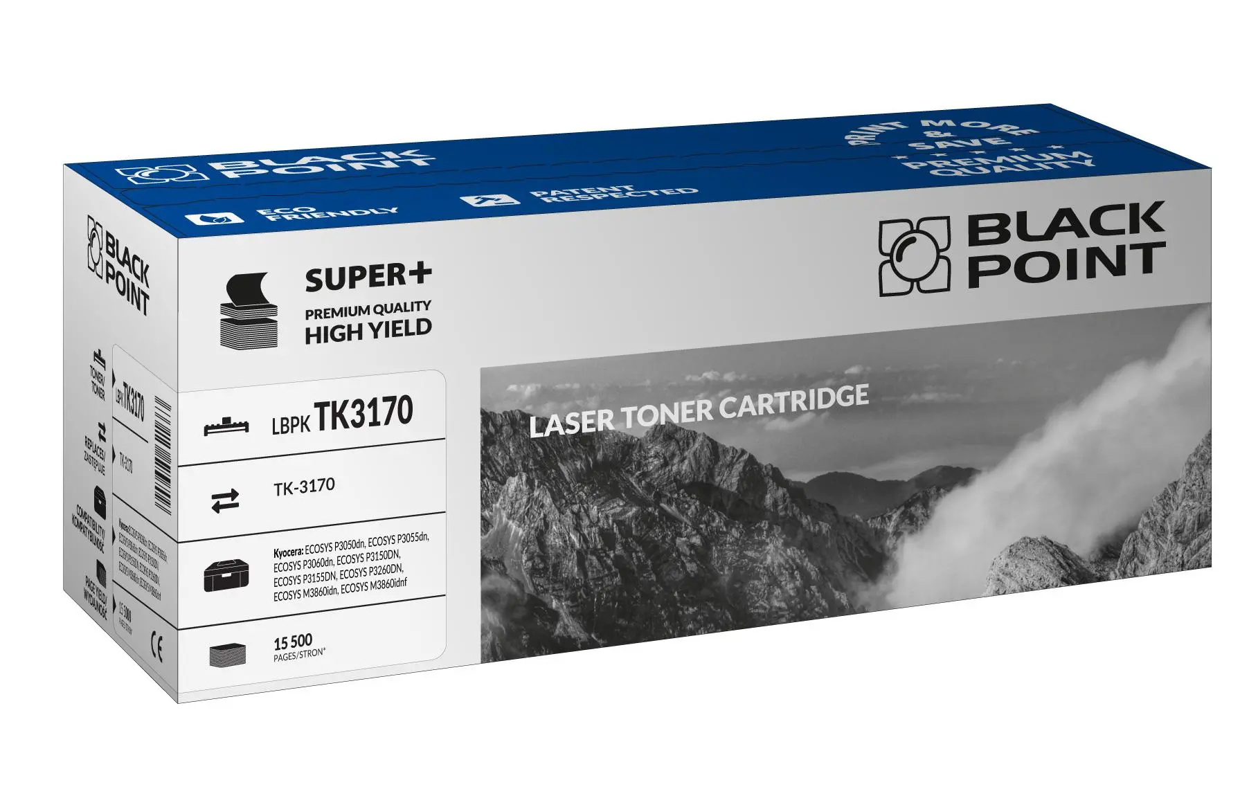 Toner Black Point LBPKTK3170 (zamiennik TK-3170) Czarny