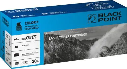 Toner Black Point LCBPLCS317C (zamiennik 71B20C0) Błękitny