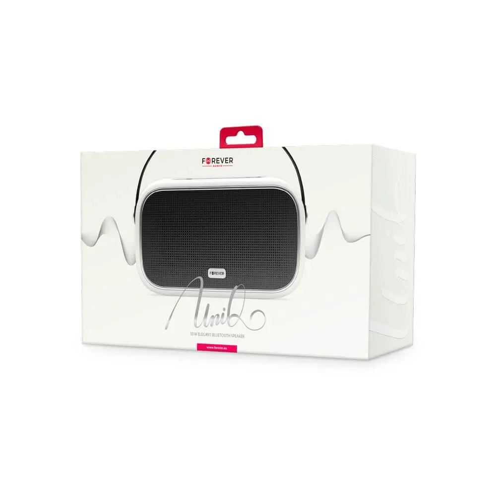 Głośnik Bluetooth Forever Uniq BS-660 10W Radio FM Biały