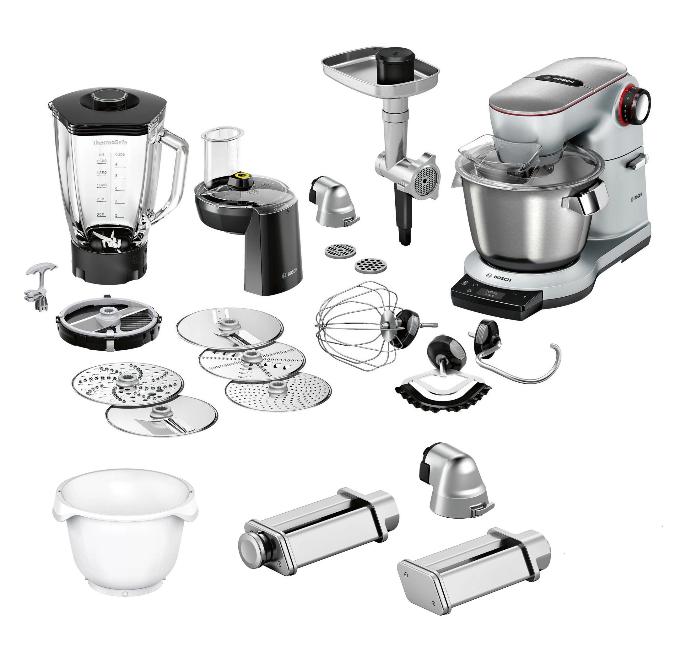 Bosch OptiMUM MUM9BX5S61 z dodatkową misą i przystawką do makaronu 1500W misa 5,5l